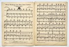 1937 Working Our Way Thru College Vintage Sheet Music Piano Vocal Varsity Show