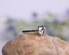 Prong Set Round Cut Lab Grown Diamond Solitaire Ring 1ct 10k Gold Wedding Ring