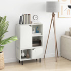 5 Cube Bookcase  4-tier Stackable Bookshelf With Doors  Cube Storage Organizer W