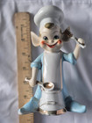 Vintage Rare Ceramic Elf Pixie 6 5 japan1930 s   40 s Figurine Shelf Sitter