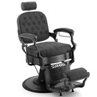 Gray Vintage Recline Heavyduty Barber Chair All Purpose Salon Beauty Spa Stylist