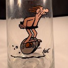 Vintage 1981 Arbys Bc Ice Age Collector Series Glass Johnny Hart Comic Tumbler