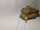 Early 20th Century Art Nouveau Rose Jewelry Box Vintage Antique