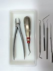 Dental Instruments Vintage Surgical Medical Stainless Dentist Tools Lot In Tray 
