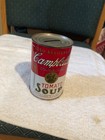 Vintage Campbell s Tomato Soup 125th Anniversary Coin Can Bank Used Collectable