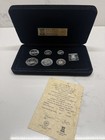 1978 Isle Of Man Silver Proof Coin Set 54 7g  925 Silver Original Case With Coa