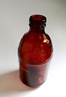 Anheuser Busch Budweiser Amber Beer Bottle 1977  Embossed Eagle 3 Sides
