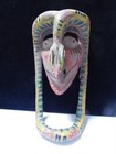 Antique Mexican Dance Snake Mask Carved Wood Mexico - Unique   Unusual