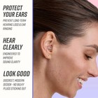 Vibes High Fidelity Concert Ear Plugs     Reusable 1 Count  pack Of 1   Clear 