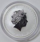 2012 1 2oz  999 Silver Reverse Proof Australia Year Of The Dragon Coin