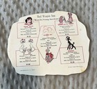 Vintage Disneyland Red Wagon Inn Menu For Young Americans Pre-owned Si Am Danny