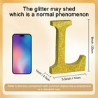 8 Inch Gold Glitter Letter L Wooden Table Centerpiece Birthday Party Decor