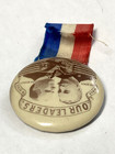 1899 13th Mn Regiment Reunion Mckinley Dewey Spanish War Button W  Ribbon