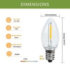 Led Accessory Cord With 5 Led Night Light Bulbs - C7 Christmas Village Light