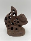 Vintage Japanese Cast Iron Squirrel Garden Lantern 6 5    Mcm Tea Light