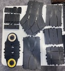 Vintage Eldon Slot Car Track Deluxe Road Race Set 1 32 Scale  Guardrails  Tracks