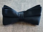 Mens Bowtie Pretied Adjustable Necktie Solid Color Formal Wedding Party Tuxedo