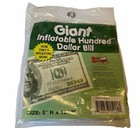 10 Giant Party Inflatable  100 Hundred Dollar Money Bills - Gag Joke Fun Toys