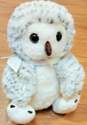 Shining Stars Snowy Owl Black Spots White 8    Plush Stuff Animal Toy From Russ