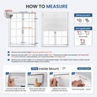No Tools No Drill Cordless Cellular Shades 34  W X 64  H blackout Honeycomb B   