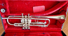 Vintage 1967 Frank Holton Collegiate Trumpet With Case   Mouthpiece   442047