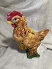Vintage Chicken Rooster With Apron Figurine