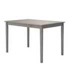 Farmhouse Dining Table Antique Grey Wood 32x48in
