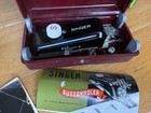 Vintage Singer 301a Portable Sewing Machine  W  Case   Accessories 1956 Working
