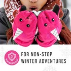 Waterproof Kids Gloves With Fun Creatures - Gloves With Thinsulate  X Small