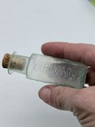 Antique D  Evans Camomile Pills Bottle     Aqua Glass     Cork     19th Century