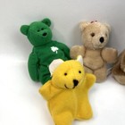Teddy Bear Family Lot Of 5 Vintage Bears Multiple Brands Stuffed Animal Plush