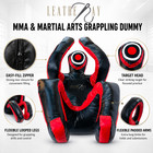 Mma Grappling Dummy  Punching Bag Wrestling Jiu Jitsu Judo Black Vinyl- Unfilled