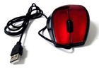 Usb 2 0 Optical Wired Scroll Wheel Mouse Mice For Pc Laptop Notebook Desktop Red