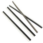 4x Pcb Panel Female Ic Breakable 2 54mm 40pin Single Row Round Header Socket