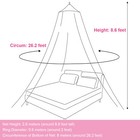Mosquito Net  Canopy Dome Fly Insect Protect  Single Queen Size Bed Mesh Curtain