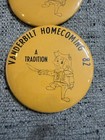 Vintage 1978 Vanderbilt Homecoming Button Pin Lot Commodores