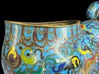 Antique Chinese Buddhist Lion Form Cloisonne Censer Pair Early 19thc Qing Rare