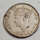 1938 Mauritius One Rupee King George Vi Km 14 0 5 Ex Jewelry Damaged  916 Silver