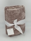 Pottery Barn Velvet Lattice Handcrafted Quilted Euro Pillow Sham Blush New