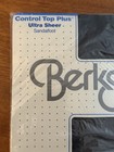 Vintage 80s Berkshire Fantasy Black Control Top Ultra Sheer Pantyhose Size 2 New
