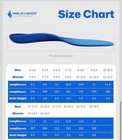 Walk Hero Plantar Fasciitis Feet Insoles Arch Supports  Wmn Sz 8-8 5 Mn  6-6 5