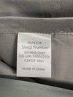 New Sleep Number Essential Fit Flex Top Split-king Xl Twin Sheet Set 300 Ct Grey
