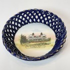 Los Angeles   California  Ca Antique Longpre Home Souvenir China Cobalt Trinket