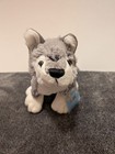 Ganz Webkinz Grey Wolf Plush Hm358 Stuffed Animal Retired - Sealed unused Code