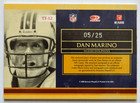 2008 Dan Marino Classics Ssp  25 Timeless Treasures Game Worn Jersey Auto  tt-12