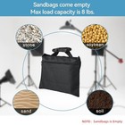 6 Packs Sand Bags - Heavy Duty Sandbags For Backdrop Stand  Sandbag For Weigh   