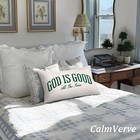 Christian 12x20 Pillow Cover  Christian Gifts For Men  Vintage Green God Is G   