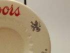 Vintage Coors Beer Ceramic Ashtray Unisex Os White Good