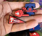 New 10 Piece Philadelphia Baseball Team Shoe Charms Clog Decorations Pvc