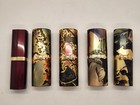 Vintage Lot Of 4 Zalan Floral Tube Lipsticks Mixed   1 Maybelline Lipstick New